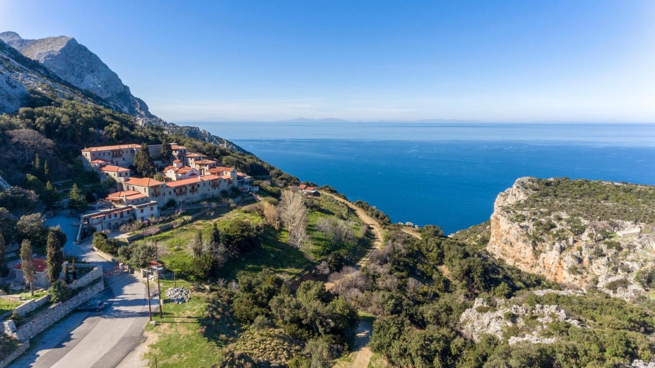 Villa Serenity Kymi Bagian luar foto