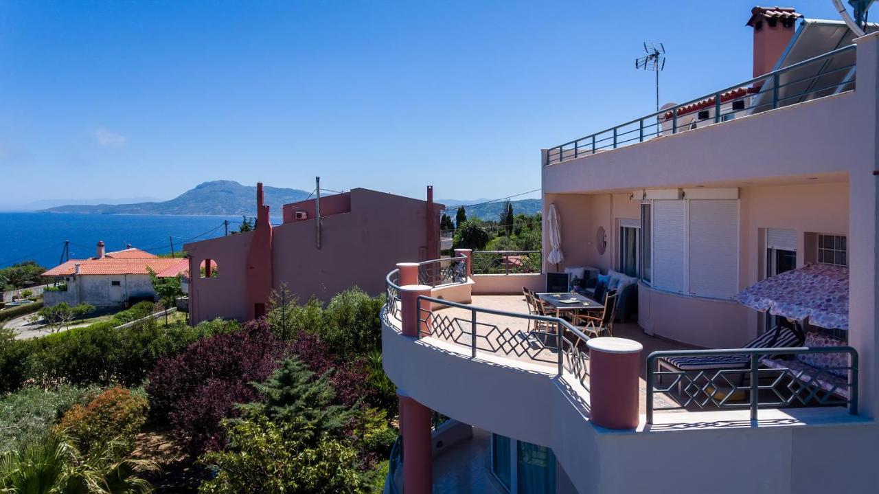 Villa Serenity Kymi Bagian luar foto