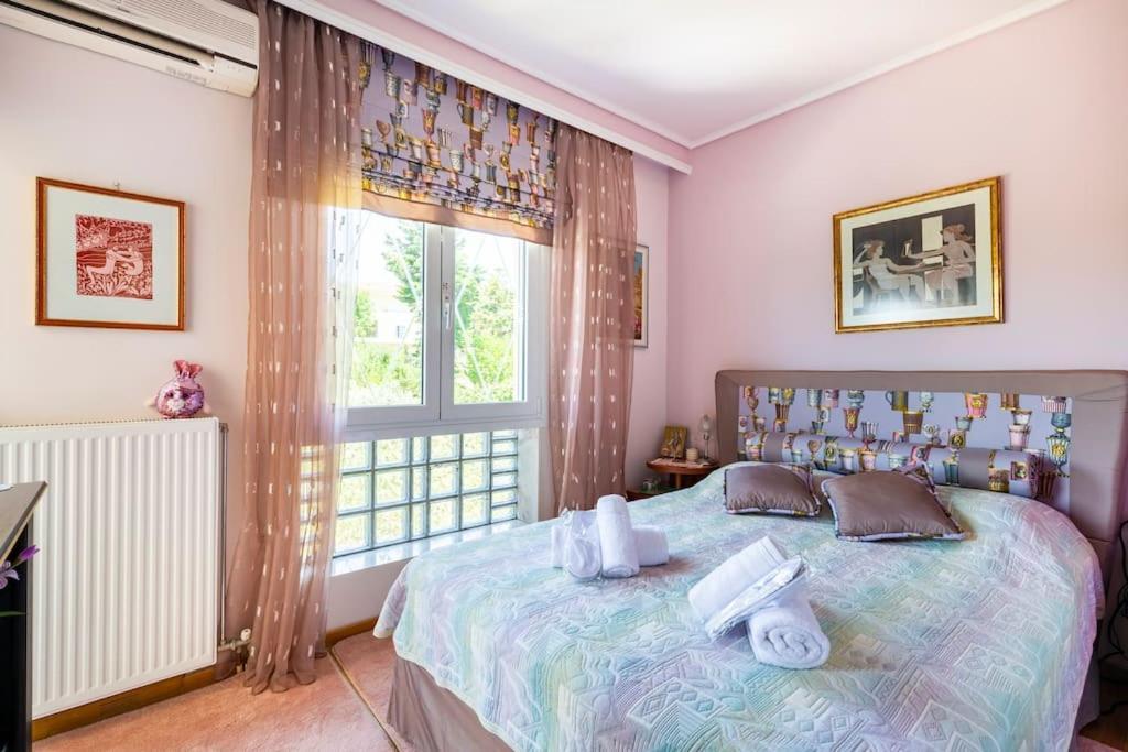 Villa Serenity Kymi Bagian luar foto